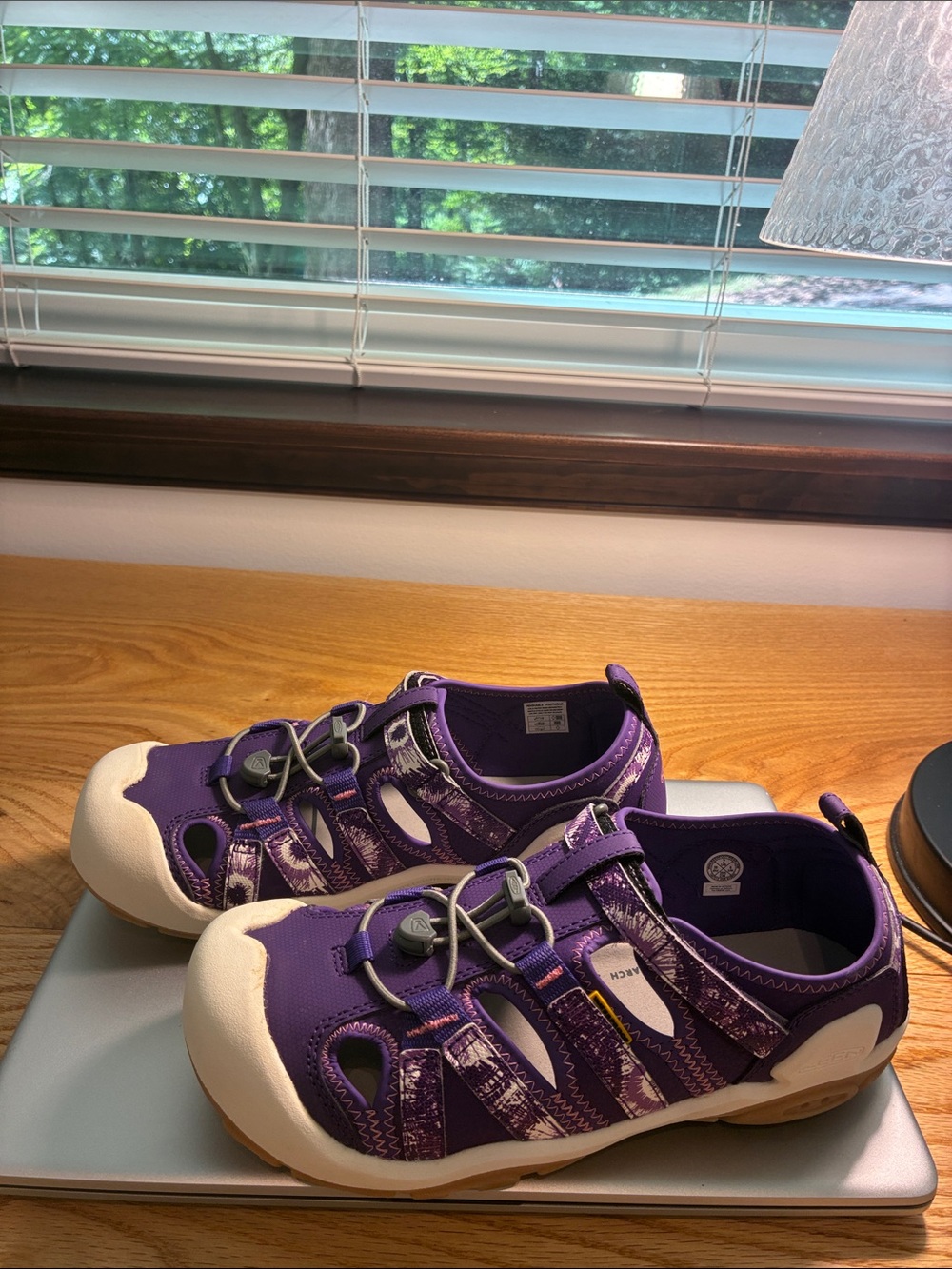 Keen Kids Purple & White Closed-Toe Water Shoes